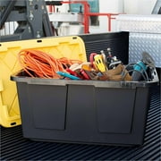 صندوق تخزين Greenmade Pro Plastic 27 Gal، أسود