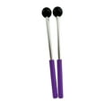 thumbnail image 4 of Baquetas de percusión CUTICAT 8,66 pulgadas Cabezal de goma Violeta 2 uds, 4 of 8