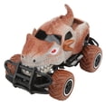 thumbnail image 3 of Coche todoterreno teledirigido de 4 canales, escala 1:43, con mando a distancia, juguete para niños al aire libre, color marrón, 3 of 14