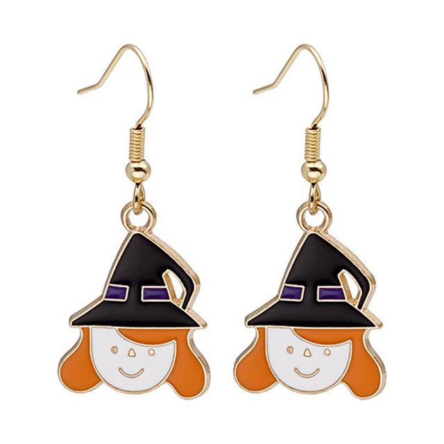 Gran venta Ear Stud Girls Fashion Earrings For Women Jewelry Halloween Gifts