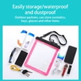 thumbnail image 4 of Advancent Bolsa impermeable transparente de gran capacidad, llaves, anteojos, teléfono, paquete multifuncional para buceo, surf, Rafting Deportes acuáticos, 4 of 6