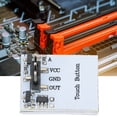 thumbnail image 4 of Módulo de botón de interruptor táctil capacitivo antiinterferencias HTTM 2,7 V-6V (rojo) 2 uds., 4 of 8