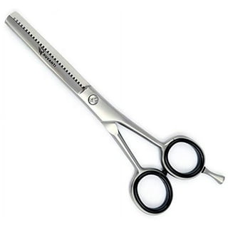 Stainless Steel Hair Cutting Scissors Thinning Shears Professional Salon  Barber Haircut Scissors Family Use for Man Woman Adults Kids,Blue