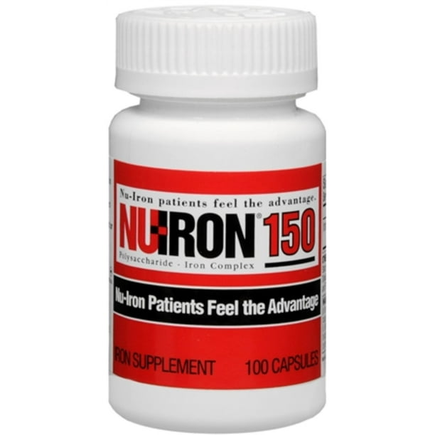 Schwarz Pharma Merz Nu Iron 150 100 Ea Walmart Com
