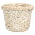 thumbnail image 1 of Cubo de basura tejido vintage, papelera, cesto de basura tejido, cesto para ropa, cesta tejida para el hogar, 1 of 7