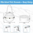 thumbnail image 4 of Yalumo Bath Filter for Tub, Bath Water Filter with 10 Stages & 6000 Gallons, Bathtub Filter for Tub Faucet, Hard Water Softener, Removes Chlorine and Improves Hair, Skin & Nails, White, 4 of 7