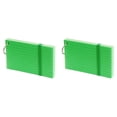 thumbnail image 2 of 2 Pcs Ruled Index Cards 3x5, 50 Count Flash Cards with Rings and Cover, Note Cards Lined for Home, Office Study, Notes & Memory(Multicolor), Green, 2 of 7
