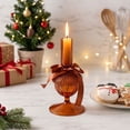 thumbnail image 6 of Glass Pinecone Candle Holder Decorative Candle Stand for Christmas Fall Thanksgiving Table Centerpiece Mantel Fireplace Dining Room Home Decor, 6 of 6