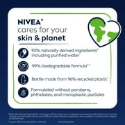 NIVEA MEN Sensitive Skin 3-in-1 Body Wash for Men, Bamboo Extract, Lightly Scented, 16.9 fl oz