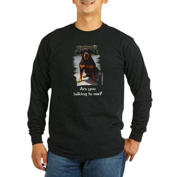 CafePress - Are You Talking To Me? Long Sleeve Dark T Shirt - Long Sleeve Dark T-Shirt