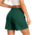thumbnail image 5 of Tqcoqu Women's Hiking Shorts with Zipper Pockets,Lightweight Quick Dry Golf Shorts for Women Athletic Walking,Army Green Women's S-XXL, 5 of 8