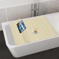 thumbnail image 3 of Foldable Bathtub Tray, 67x27.5in Yellow Bathtub Cover Folding Bath Lid PVC Waterproof Fits Most Tubs Folding Board Bathtub Insulation Cover Durable Insulation Plate for Bathroom, Home, 3 of 14