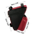 thumbnail image 3 of Unique Bargains Vélo Triangle Sac de Cadre avec Porte-Bouteille Sac de Rangement pour Vélo de Montagne de Route Rouge, 3 of 7