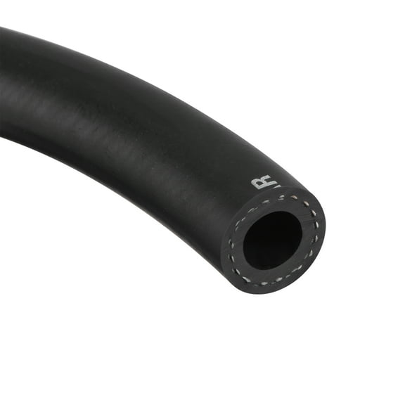 1/2" ID Fuel Line Hose 7/8" OD 2ft Black Rubber Oil Hose for Fuel System, Oil, Lubricant