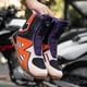 thumbnail image 3 of Botas De Moto Y Zapatos De Moto Para Todas Las Estaciones Para Hombre Y Mujer,Negro morado,40, 3 of 15