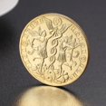 thumbnail image 4 of Regalo coleccionable de monedas conmemorativas chapadas en oro de constelación de 5 uds (Géminis), 4 of 6