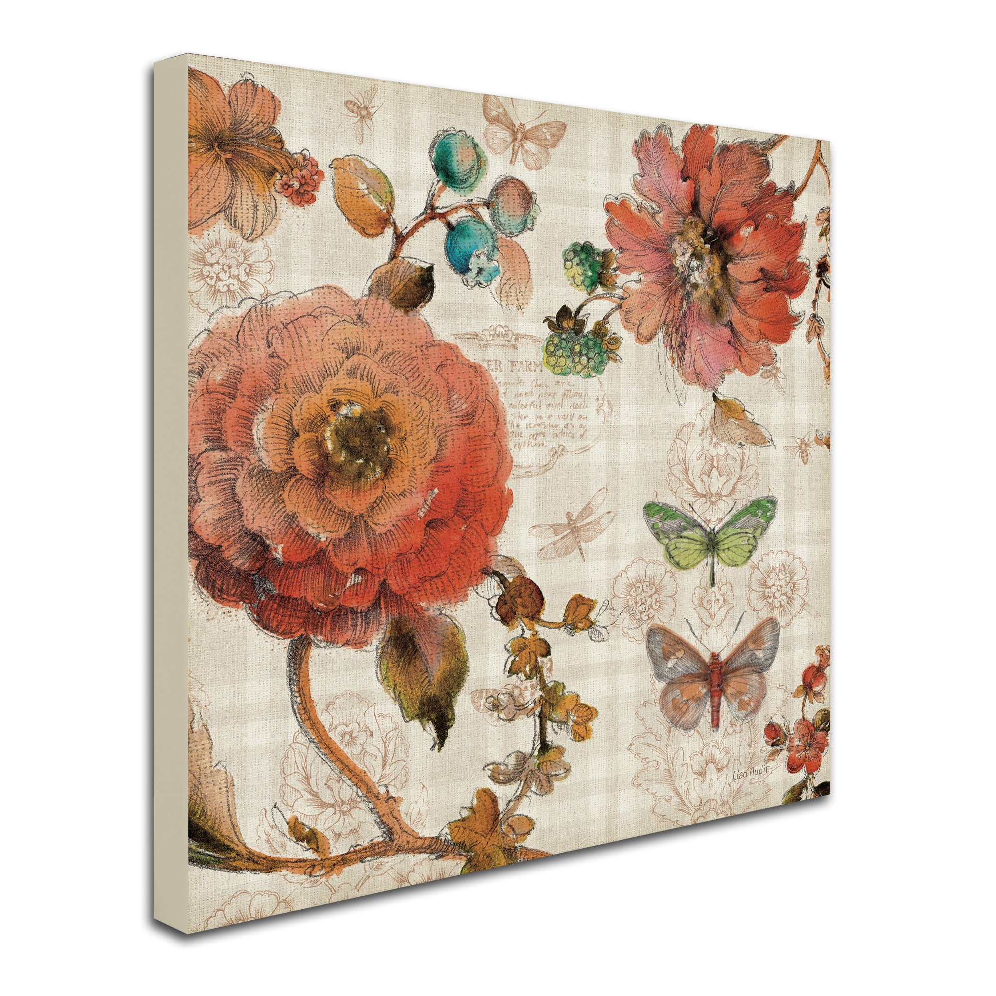Trademark Fine Art "French Country IV" Canvas Art by Lisa Audit