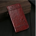 thumbnail image 1 of Luxury Magnetic Wallet Case Card Slot for iPhone 12 Pro Leather Cover Pouch Stand Flip (Brown), 1 of 8
