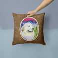 thumbnail image 2 of Carolines Treasures SS8473PW1414 Great Pyrenees Fabric Decorative Pillow, 14Hx14W, multicolor, 2 of 4