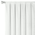 thumbnail image 5 of Ecologee Wakefield Textured 100% Blackout Rod Pocket Indoor Curtain Panel Pair, White, 37" W x 84" L, 5 of 11