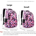 thumbnail image 2 of LAICAIW Geometric-Print Backpack and Lunch-Bag Set for Girls School Elementary Bookbags, 3Pcs Primary School Bag Backpack with Lunch Kit, 2 of 7