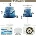 thumbnail image 3 of BZSMCE Table Lamp Creative Dolphin Play on The Ocean Simple Pattern Night Light, 3 of 8
