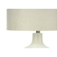 thumbnail image 3 of Table Lamp Lighting, 25"h, Table Lamp, Ivory / Cream Shade, Cream Ceramic, Contemporary,LED Lamp, 3 of 7