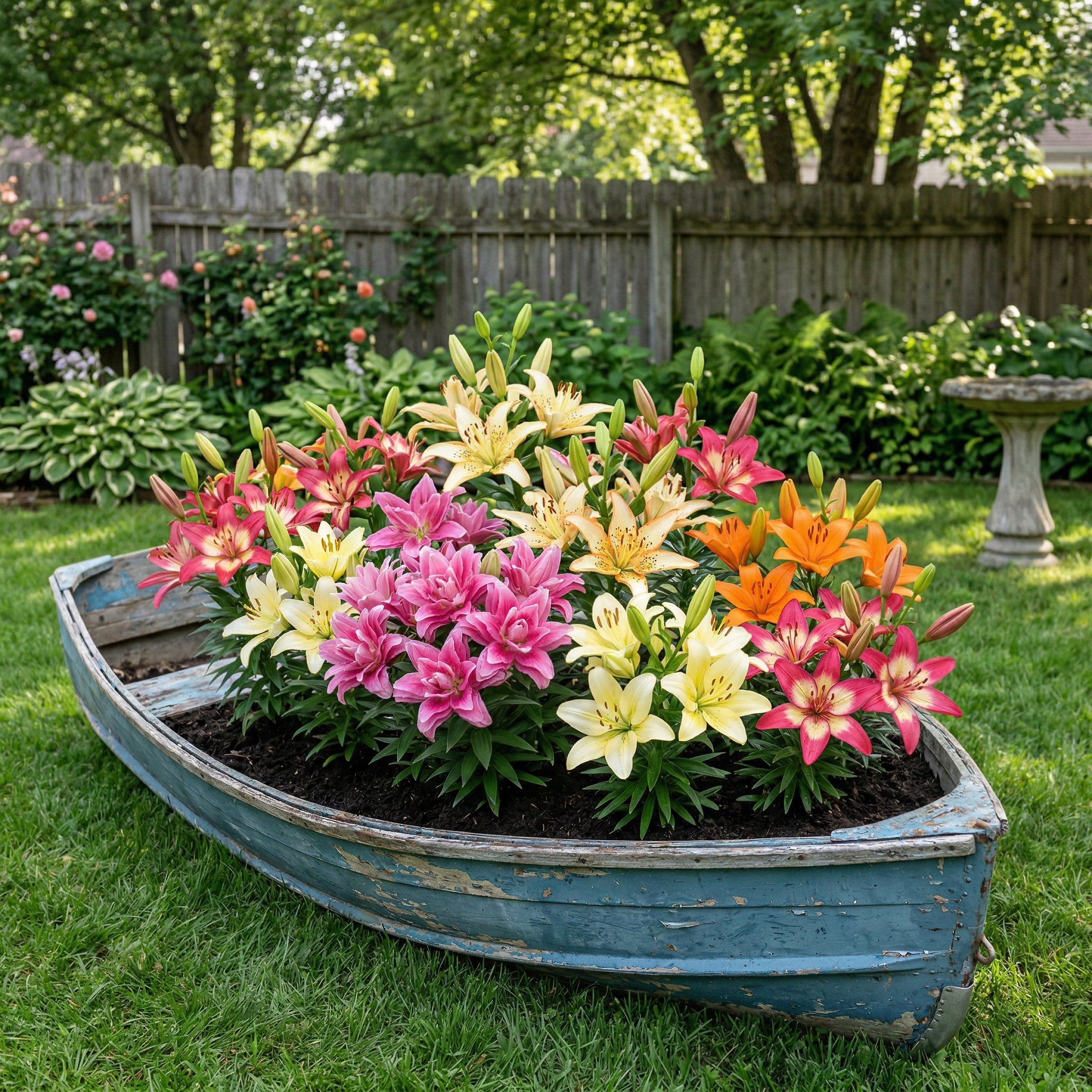 National Plant Network  Lily Asiatic Pollen Free Mixed Bulbs (6-Pack