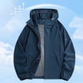 thumbnail image 2 of XINPING Men's Mesh UPF 50+ Sun Protection Hooded Jacket, Summer Breathable Comfortable Lightweight Windbreaker, Casual Coat for Hiking Outdoor Wear, 2 of 4