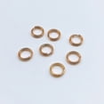 thumbnail image 2 of SHOWERORO 500Pcs Traditional Open Rings for Handmade Crafts Golden Double Circle 6x6mm, 2 of 8