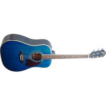Oscar Schmidt OG2TBL Acoustic Guitar - Blue