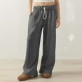 thumbnail image 2 of Women's New Open Straight Leg Casual Sports Pants, 2 of 6
