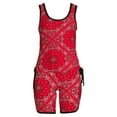 thumbnail image 5 of No Boundaries Juniors' Ruched Tank Top and Shorts Active Set, 2-Piece, 5 of 5