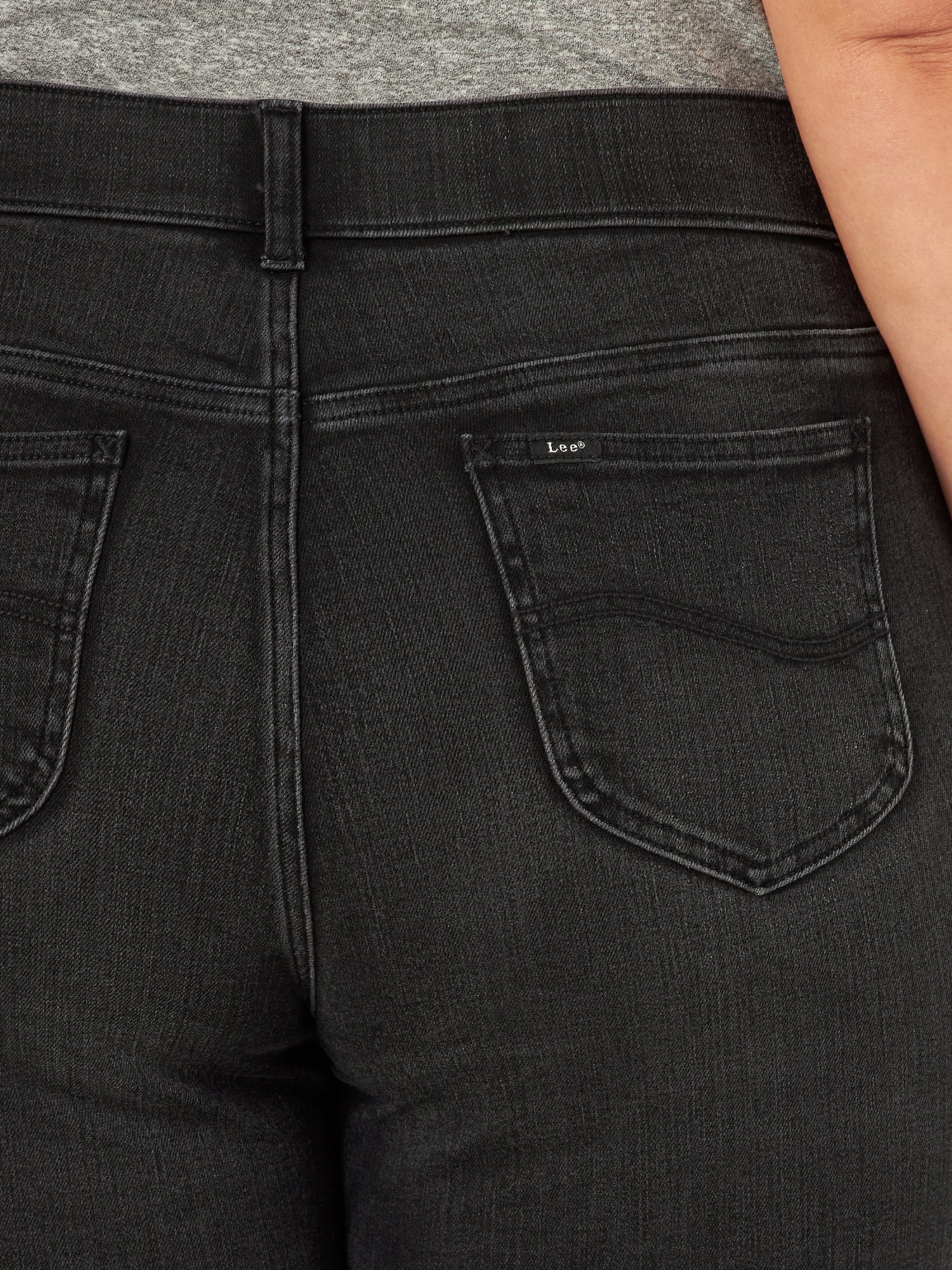 Lee Women's Plus Size Ultra Lux Long Straight Jean