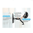 thumbnail image 5 of Soporte De Monitor Ajustable De Doble Brazo Con Bandeja  Malubero NEGRO, 5 of 5
