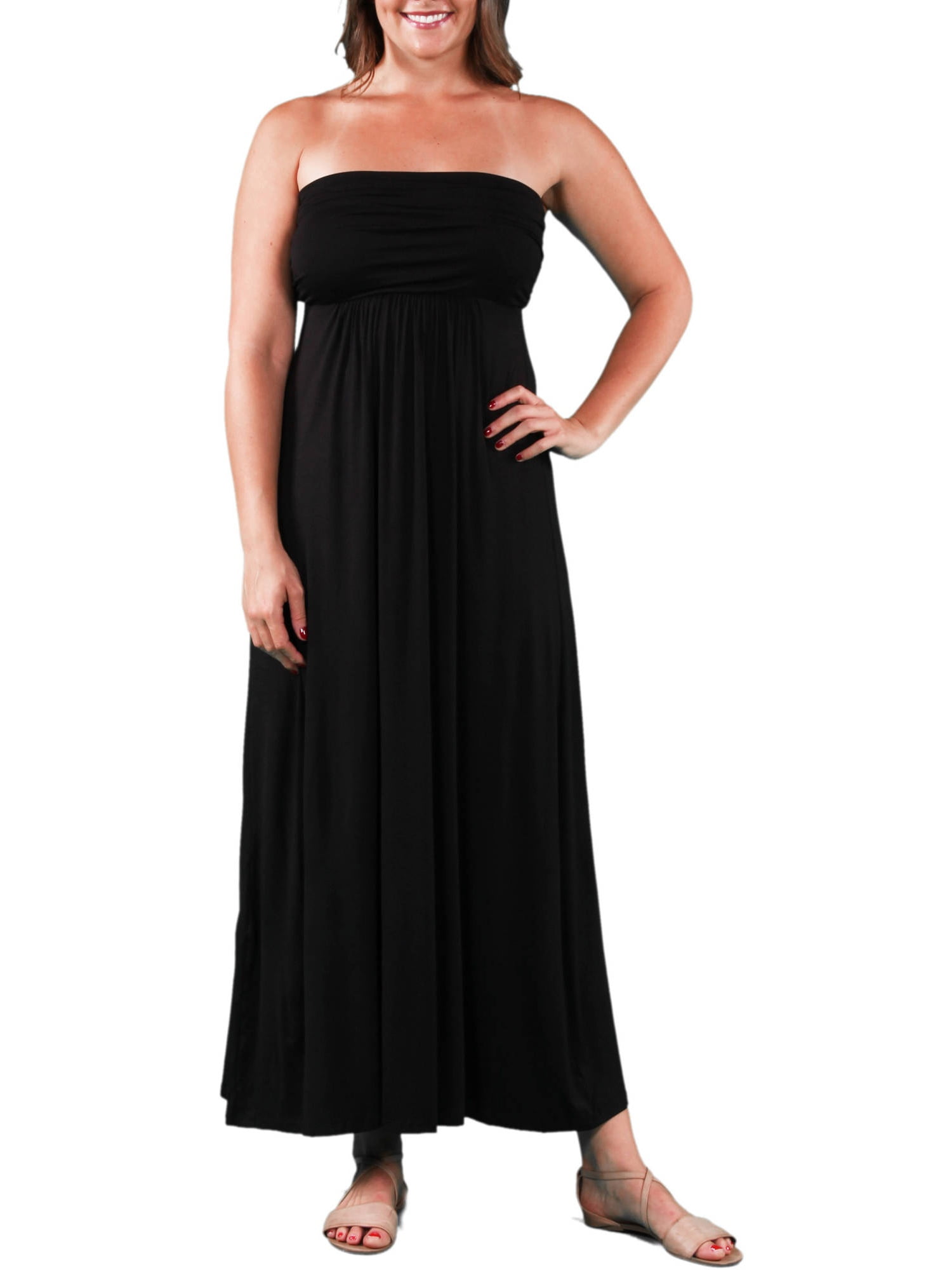 Women's Plus Maxi Tube Dress