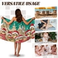 thumbnail image 5 of Yuyamidu Owl Towel Wrap for Women Size M Christmas Wrap Towel Swimming Pool Bath Towels Reusable Knee Length Shower Wrap Robe Lightweight Spa Wrap Towel, 5 of 7