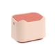 thumbnail image 1 of Escritorio de plástico Papelera de residuos con tapa de doble capa de basura de doble capa Pequeño diminuto Dormitorio Dormitorio Cocina Organizador de basura Suministros Pink Orange kenally HA011433-04, 1 of 7