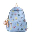 thumbnail image 1 of Mochilas escolares dulces para niñas adolescentes, mochilas de estrellas frescas, bolsos de nailon de gran capacidad, bolsos de hombro Kawaii, moda coreana Fivean unisex, 1 of 2