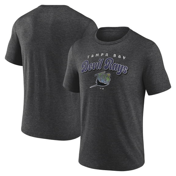 Men's Charcoal Tampa Bay Rays Wonderment Tri-Blend T-Shirt