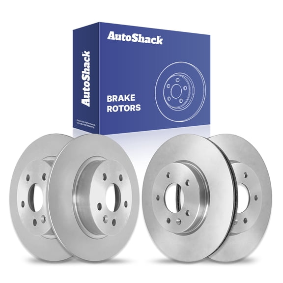 AutoShack Front & Rear Brake Rotors for Chevrolet, Cruze 2016-2019 Bolt EV 2017-2023 Bolt EUV 2022-2023 Volt 2016-2019, FWD L4 1.4L 1.5L 1.6L