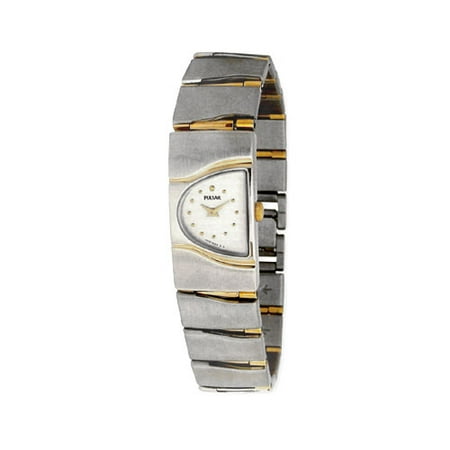 Ladies Two-Tone Silver Dial Watch