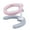 Pink, variant on jiaroswwei Adjustable Rotatable Elevated Pet Bowls Cervical Portection Cat Puppy Feeder