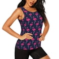 thumbnail image 2 of Lsque Cute Flamingo Printed Workout Tank Tops for Women, Athletic Sports Tank Tops, Compression Sleeveless Dry Fit Shirts,Sleeveless Yoga Shirt-X-Large, 2 of 9