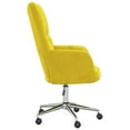 thumbnail image 2 of vidaXL Relaxing Chair Mustard Yellow Velvet, 2 of 5