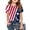 Z#Red1307, variant on Graphic Tee Shirt for Little Girl American Flag Heart Printed Short-Sleeve Pullover Tshirt Independence Day Top, 6-7 Years