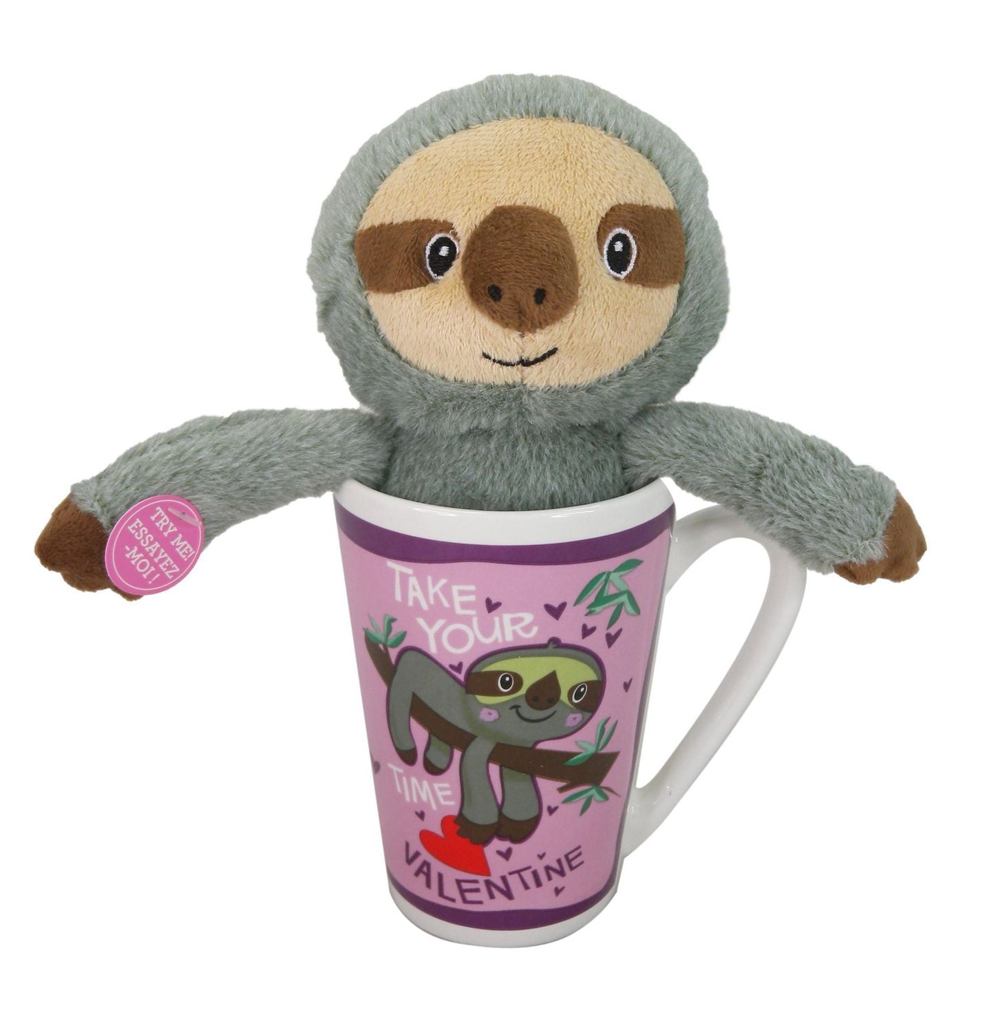 son en peluche au latte-paresse