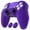 Purple, variant on PlayVital Silicone Grip Skin for ps5 Controller - Anti-Slip|Premium Silicone Material Futuristic CyberMech Design|Compatible with ps5 Official Charging Dock - Black