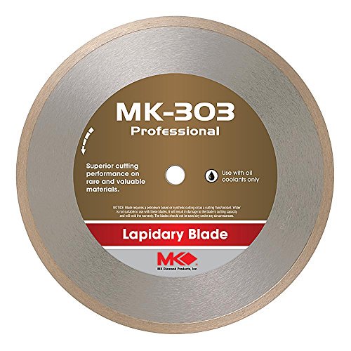 MK Diamond 153694 MK303 Wet Cutting Lapidary Diamond Blade, 8Inch