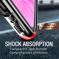 thumbnail image 6 of Clear TPU Phone Case for Apple iPhone XS,X,Tiny People Cube Mountain,Temper Glass Included,Combo, 6 of 6